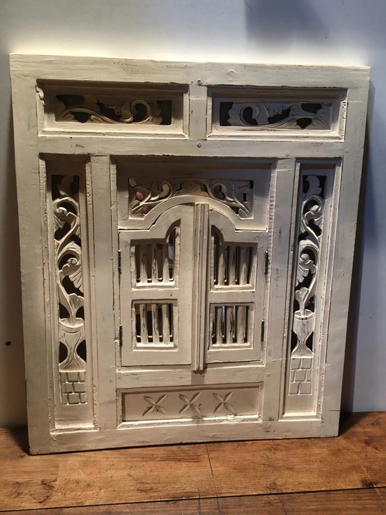 Specchio con persiane, stile coloniale, 60x70cm – Legno (photo 2 of 10)