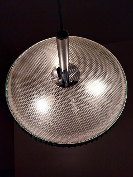 Image 1 of Lampe suspendue OVNI vintage de l'ère spatiale, années 1970