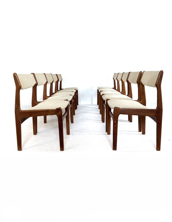 Image 1 of 10x vintage dining chair, Erik Buch '60