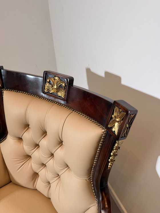 Antique Empire Style Swivel Desk Chair – Office chairs (photo 3 of 7)