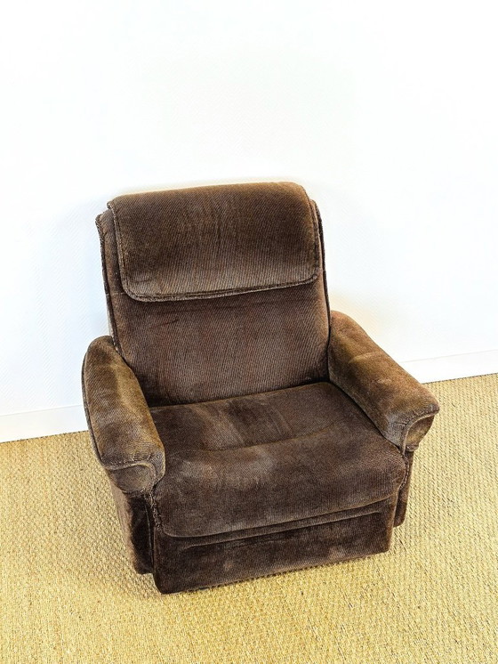 Image 1 of Ensemble de salon vintage en velours, 1960, Set de 3