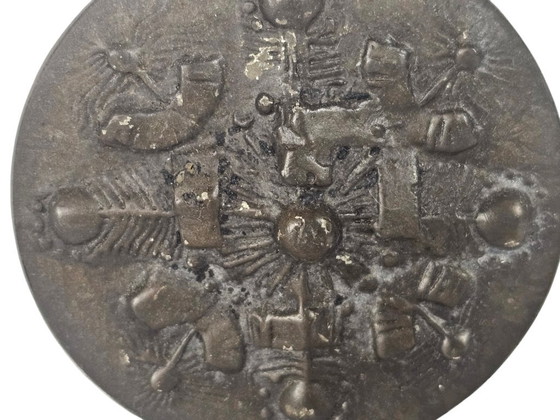 Image 1 of Interior - door handle - door knob - collectibles - aluminium - bronze - 3rd quarter of the 20th century