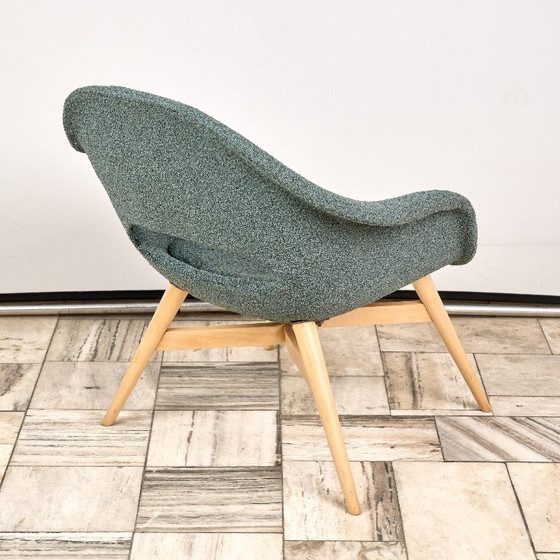 Image 1 of Vintage Shell Lounge Chair van Miroslav Navratil, jaren 60, Tsjechoslowakije