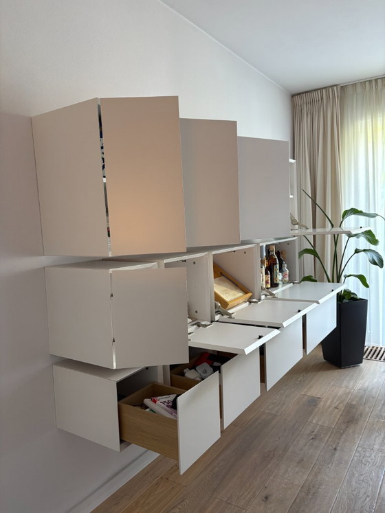Image 1 of Pastoe Vision wandkast – 12 elementen – wit – designklassieker