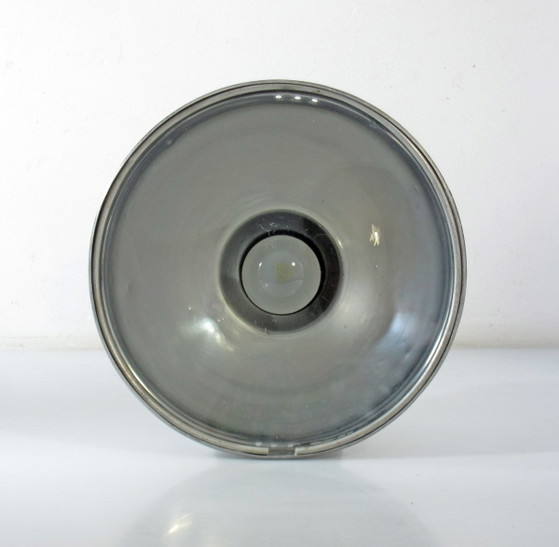 Lampada da Negozio Vintage Willink & De Raad Den Haag Anni '50 – Hala, Lampade a sospensione, Metallo (photo 7 of 9)