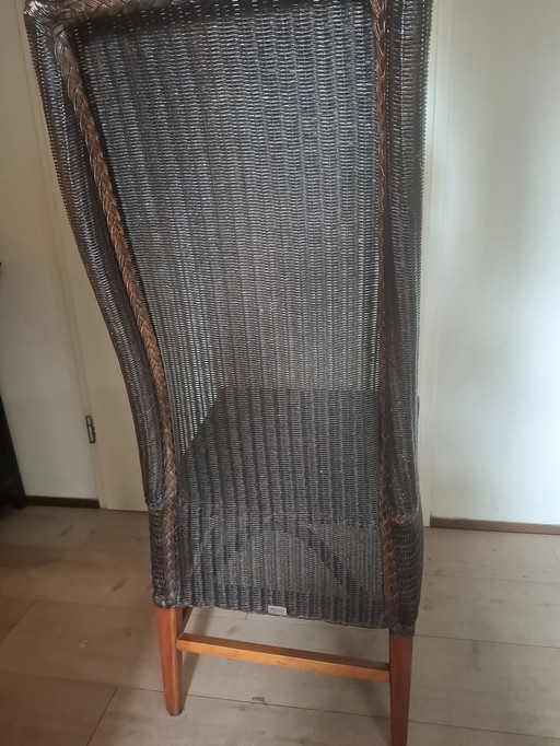 4 sedie da pranzo/veranda Lloyd Loom