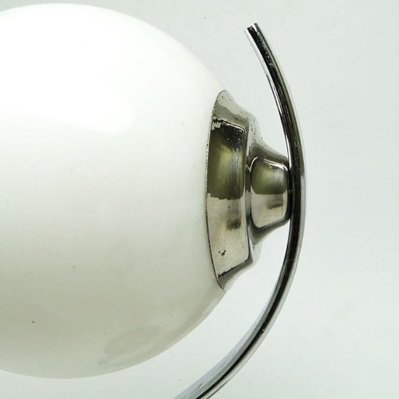 Vintage Wall Lamp, Poland, 1950s – Wall lights, Glass, Metal (photo 4 of 7)