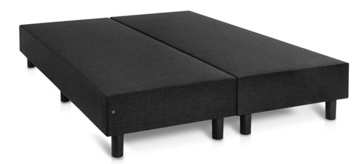 Boxspring Antracite con materasso da hotel - 25cm - 160*200