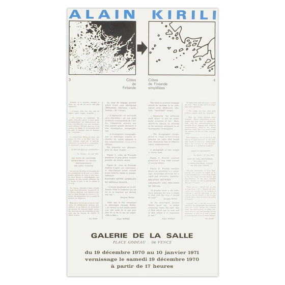 Image 1 of Alain KIRILI Expo - Galerie De La Salle-poster 1970