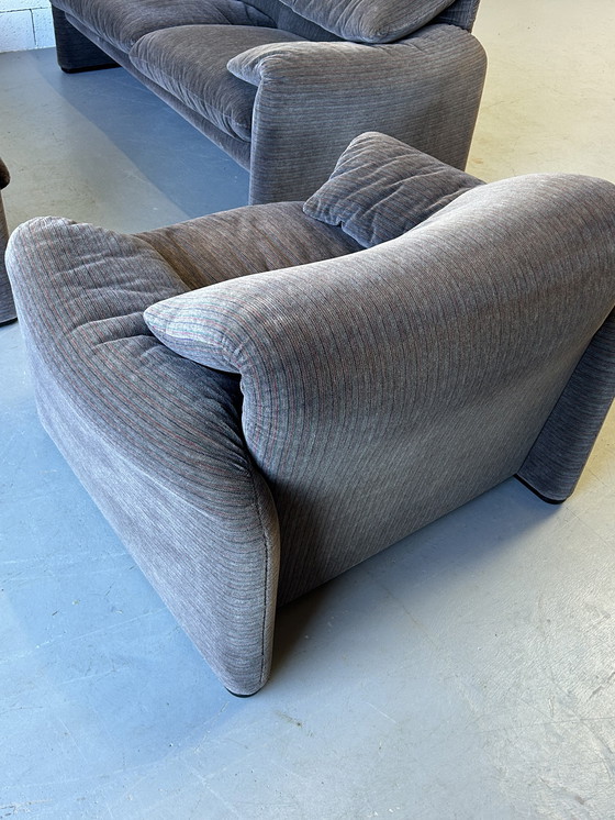 Image 1 of Ensemble canapé Cassina Maralunga vintage