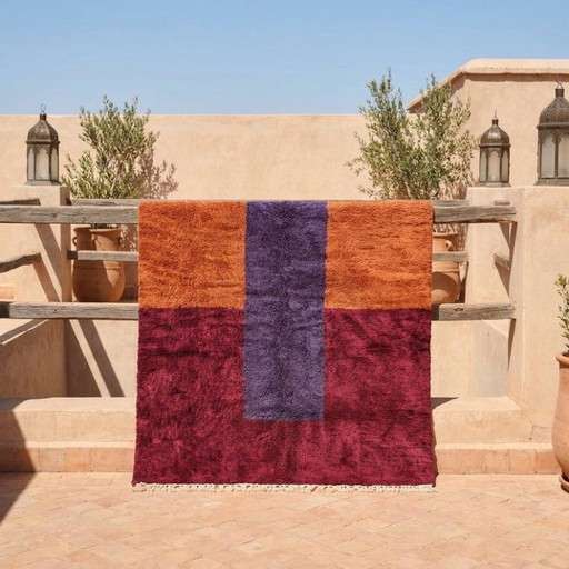 Tappeto marocchino in lana – Design unico e realizzato a mano, 250 cm x 200 cm
