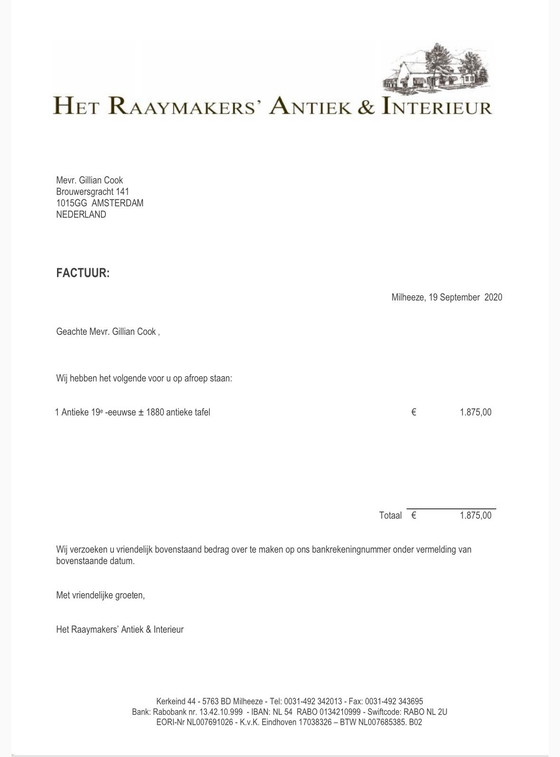 Image 1 of Vintage Farmhouse Table 