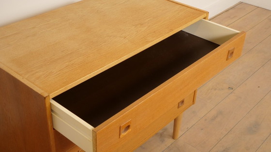 Image 1 of Commode danoise vintage | 4 tiroirs | Chêne