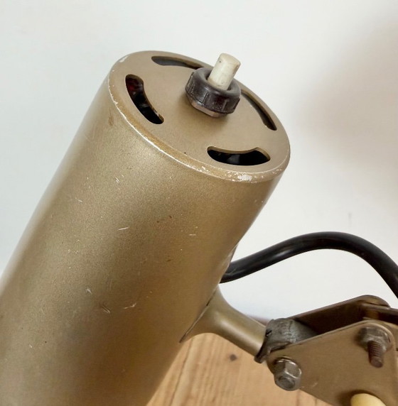 Vintage Brown Adjustable Architect Table Lamp, 1960s – Iron, Metal (photo 13 of 23)