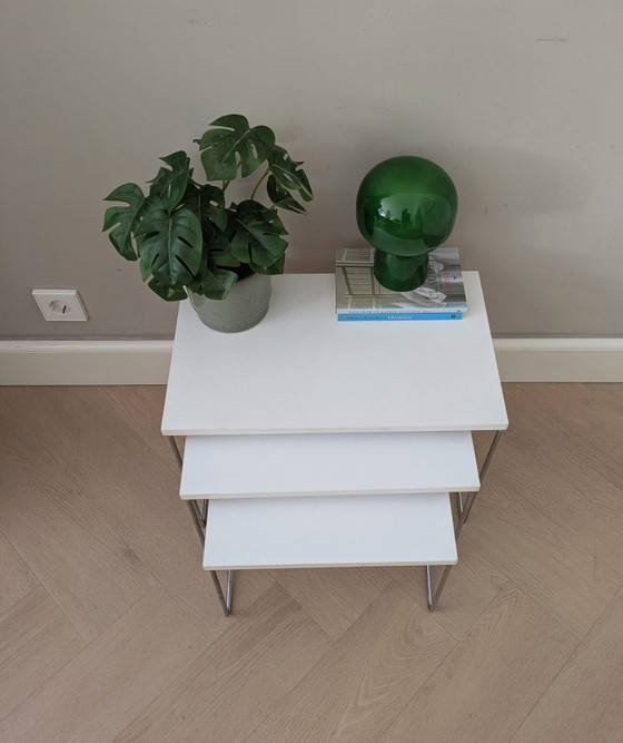 Image 1 of Vintage mimiset, nesting tables, Brabantia 