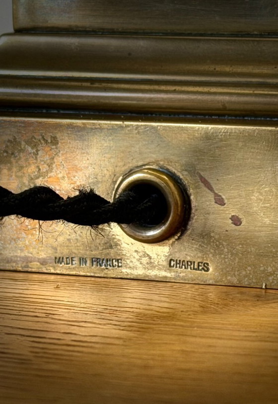 Image 1 of "Medici Vase" Bronze Table Lamp by Maison Charles, France