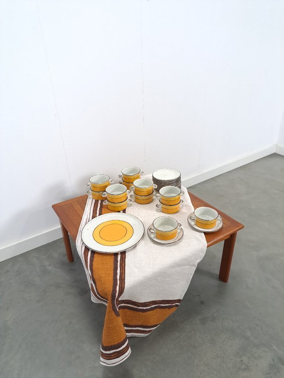 Image 1 of Servies Set Stonehenge, Midwinter, Wedgwood England, Soepkommen, Borden, Tafelkleed en Schaal