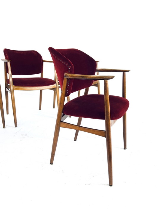 Image 1 of 4x Vintage Eetkamerstoel Spahn Stadlohn, Jaren ‘60