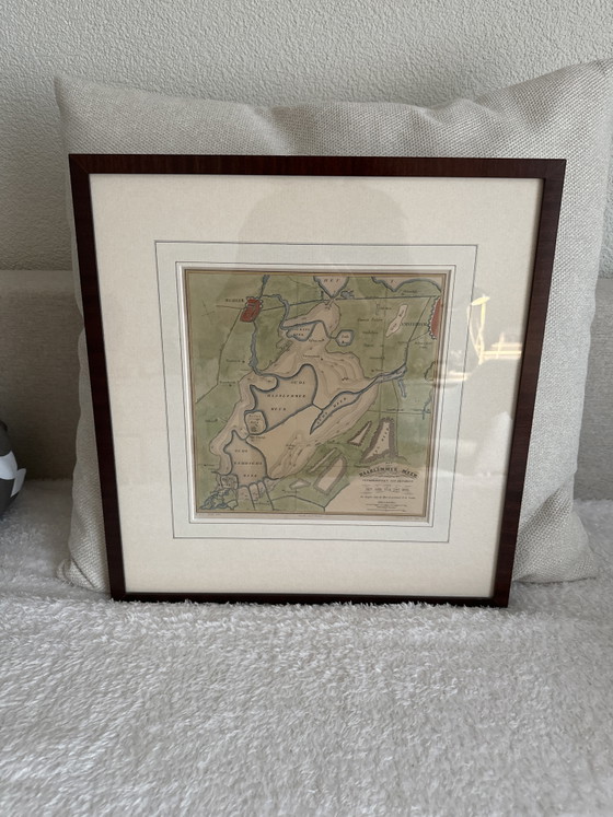 Litografia colorata a mano Haarlemmermeer – Litografie e stampe, Glass, Paper (photo 3 of 5)
