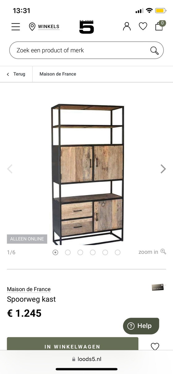 Image 1 of Armario ferroviario robusto: diseño industrial único | Loods5