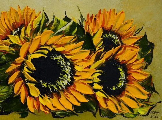 Image 1 of Kinga Bajor "Sunflowers"