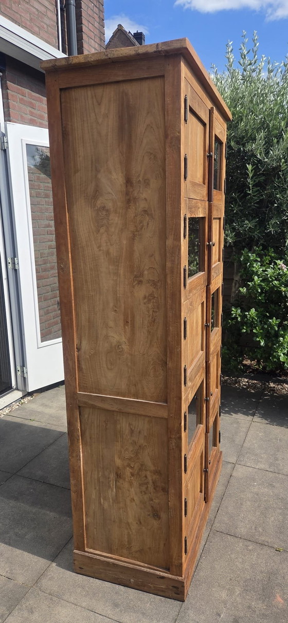 Mooie Teakhouten Wandkast Met Bijpassende Tv Meubel Te Koop – Wood (photo 3 of 5)