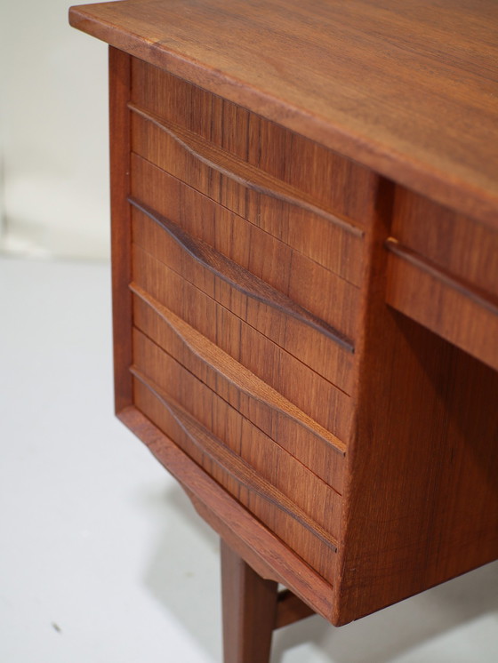 Image 1 of Freestanding desk Danish vintage teak