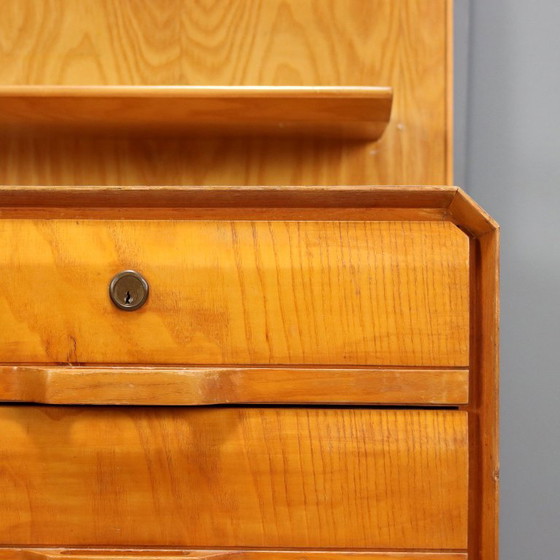 Esdoornhouten wandboekenkast uit de jaren 60 – Boekenkasten, Wood (photo 13 of 16)