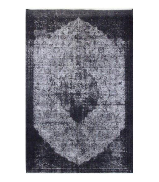Orientalische Handgeknüpfter Vintage Art Klassik & Relief Design 328 x 213 cm Schwarz Farbe