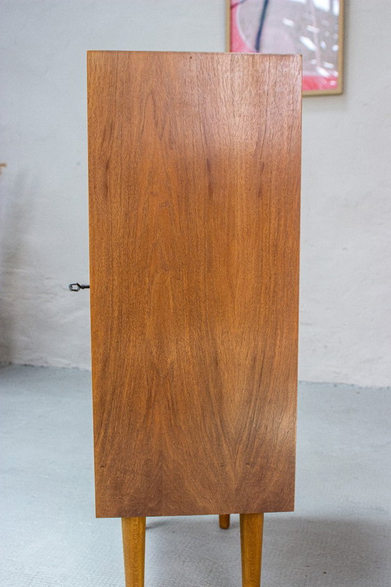 Vintage ladekast, dressoir, hoge kast, midden 20e eeuw, jaren 60 – High boards, Wood (photo 8 of 8)