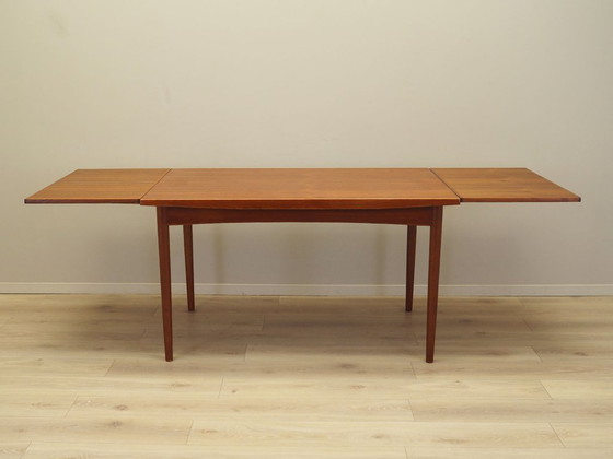 Image 1 of Table en teck, design danois, années 1960, fabriquée au Danemark