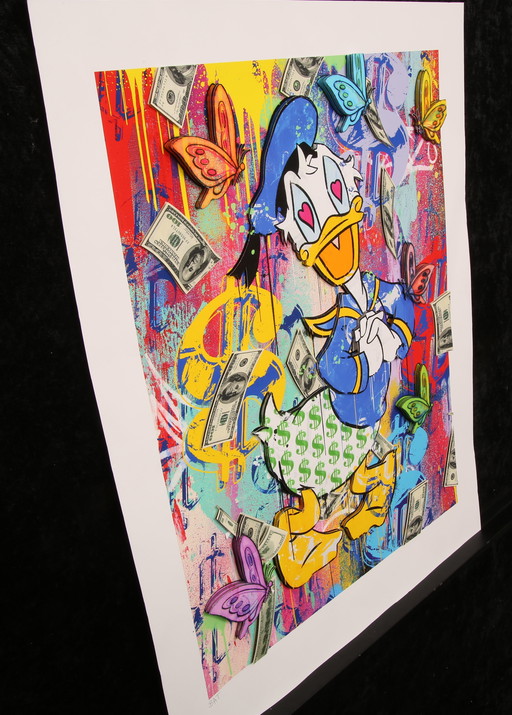 Allen, Ben - Donald Duck - 3D constructie, 2022 - Handgesigneerd E.A.