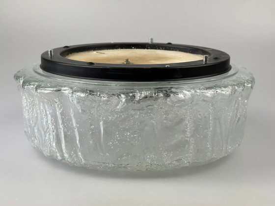 Image 1 of 60er 70er Jahre Deckenlampe Glashütte Limburg Germany Plafoniere Space Age
