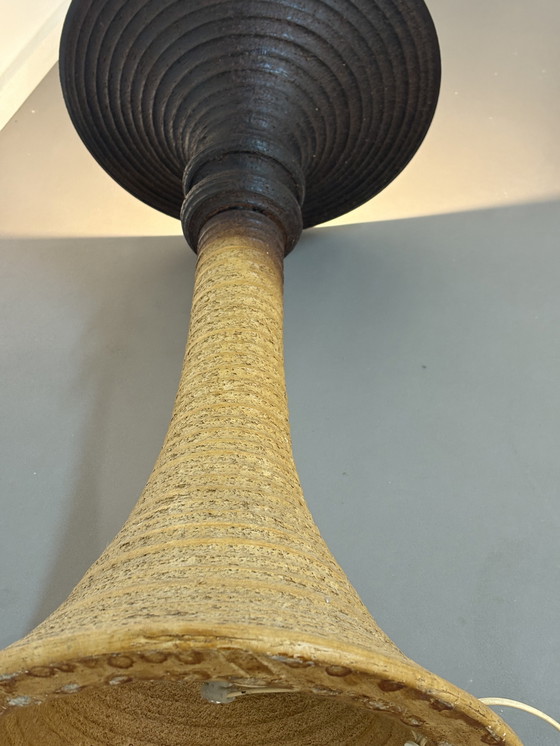 Image 1 of Doria Ceramic With glass Bulb sixties Floor lamp