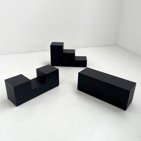 Image 1 of Gli Scacchi Coffee Tables by Mario Bellini for B&B Italia, 1970s