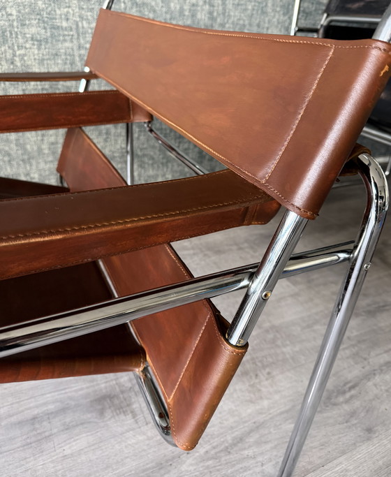 Image 1 of Vintage Wassily-stoel van Marcel Breuer voor Fasem