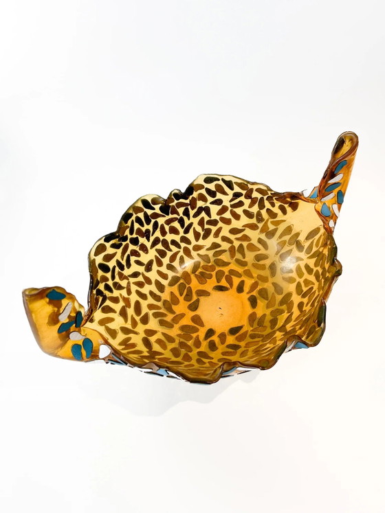 Cesto Frutta NativoCampana in Resina e Cuoio per Corsi di Design 2015 – Oggetti decorativi, Pelle (photo 4 of 8)