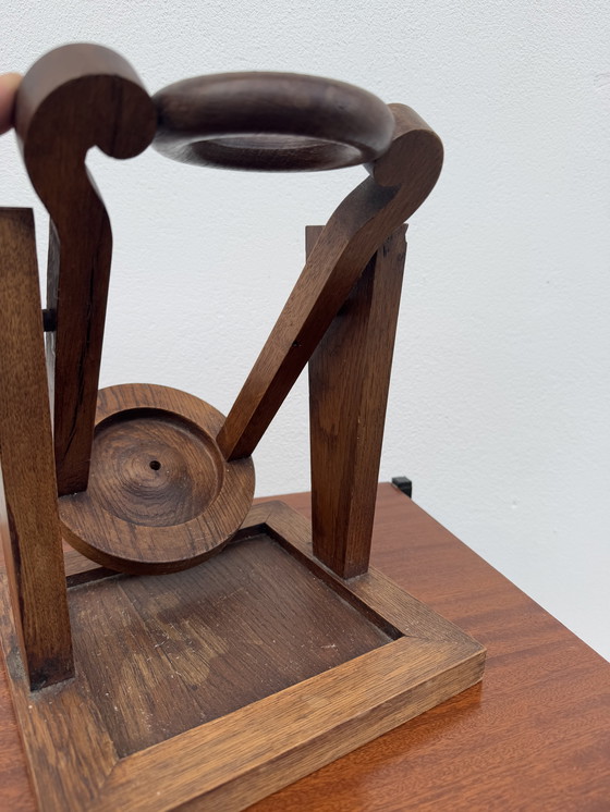 Image 1 of Porte bouteille bois années 60