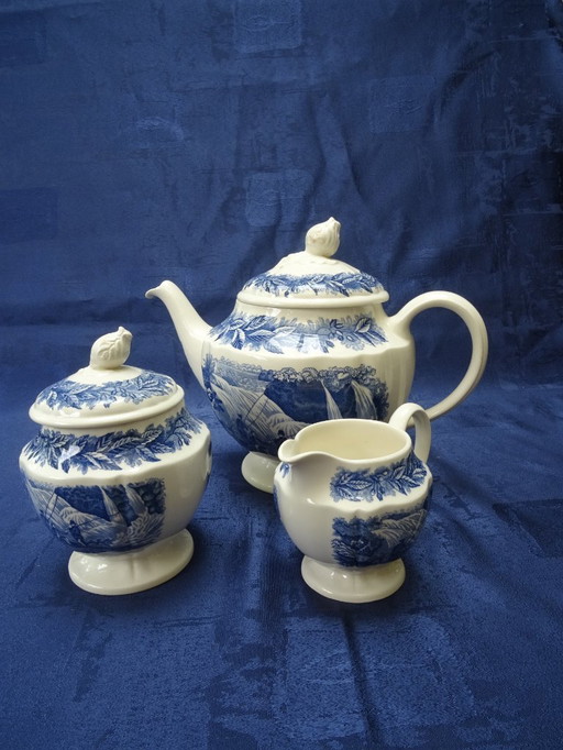 Theeservies - Wedgwood "Waterfall