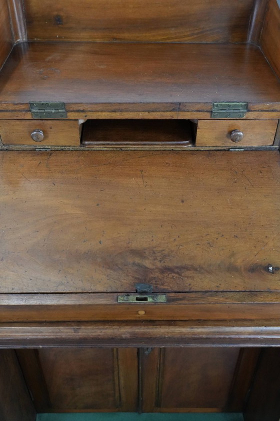 Image 1 of Antique standing desk/counter/English writing table from the 19th century
