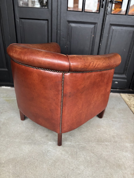 Image 1 of Club armchair Cowhide leather -Bendic brand