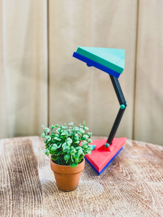 Image 1 of Kyoji Tanaka Avant Series Minilight Multicolor Postmodern Lamp 1980s