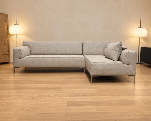 NEW UPHOLSTERED Design on Stock Bloq Corner Sofa Ecru
