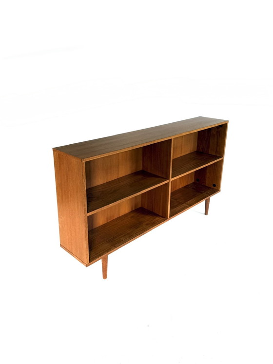 Image 1 of Mobile/libreria vintage danese in teak con scomparti, anni '60