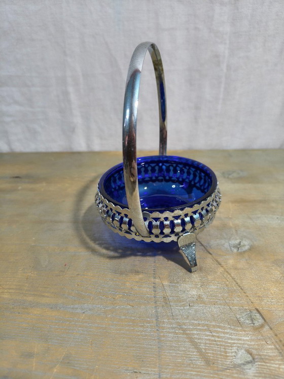 Image 1 of BonBon schaaltjes  Suiker schaaltjes  Cobalt Glas