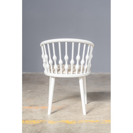Image 1 of Set of 6 vintage beech chairs, 1970