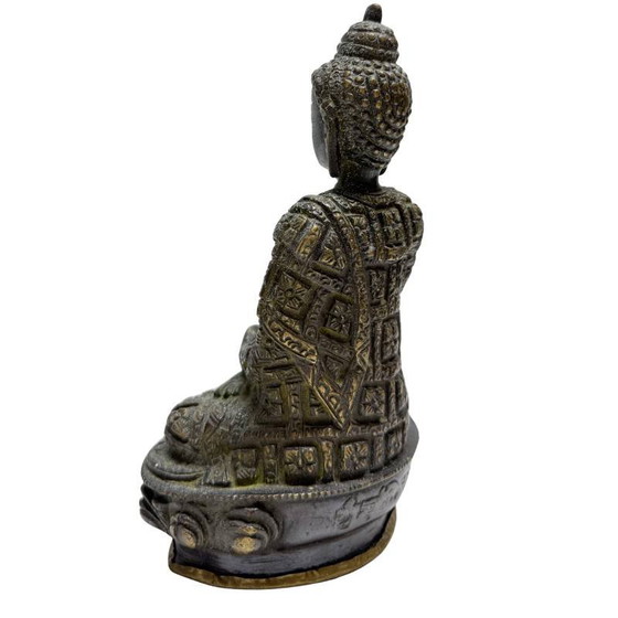 Nepali Fire-Gilded Bronze Buddha Pair – Early 20th Century – Lot 457 – Sculpture (photo 10 of 19)