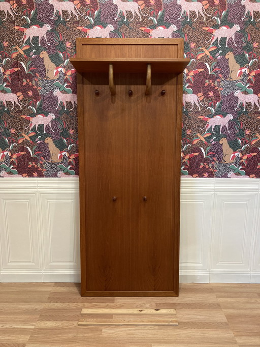 Large Scandinavian design coat stand 1960.