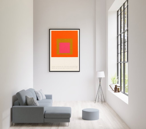 Studie naar Young - Voorspelling 1951 - Josef Albers - Poster 70 × 100 cm – Paper (photo 2 of 13)