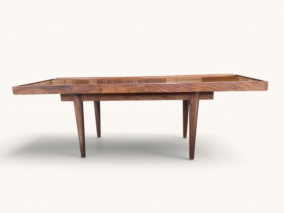 Couchtisch aus Teakholz im Mid-Century-Modern-Stil mit wendbarer Tischplatte – Couchtische, Wood (photo 8 of 11)